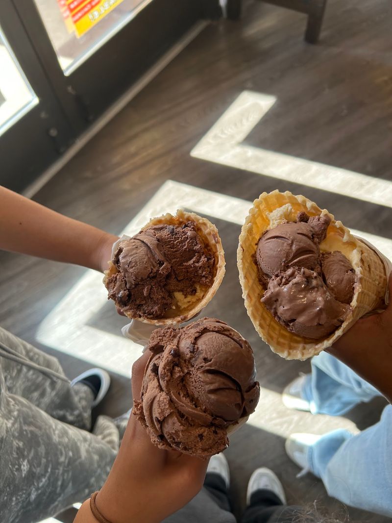 Ice Cream Scooped Right on Site Ice Cream Scooped Right on Site