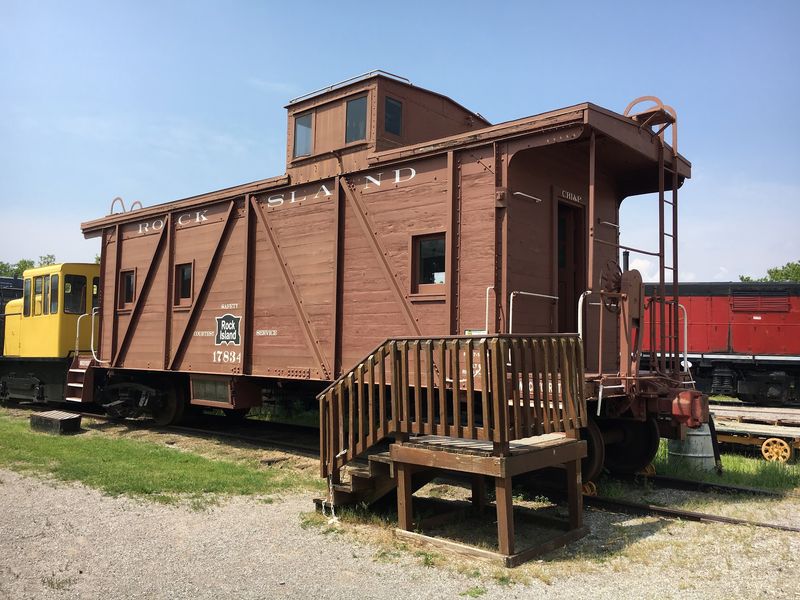 Inside the Caboose and the Conductor's Perch