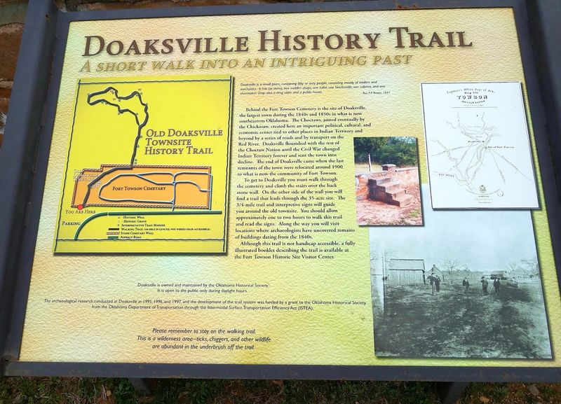 Interpretive Signs Along the Trail - History Written in the Open Air Interpretive Signs Along the Trail - History Written in the Open Air