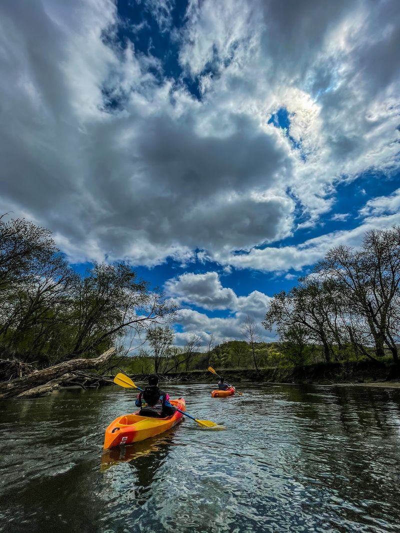 Kayaking the Six-Mile River Route Kayaking the Six-Mile River Route