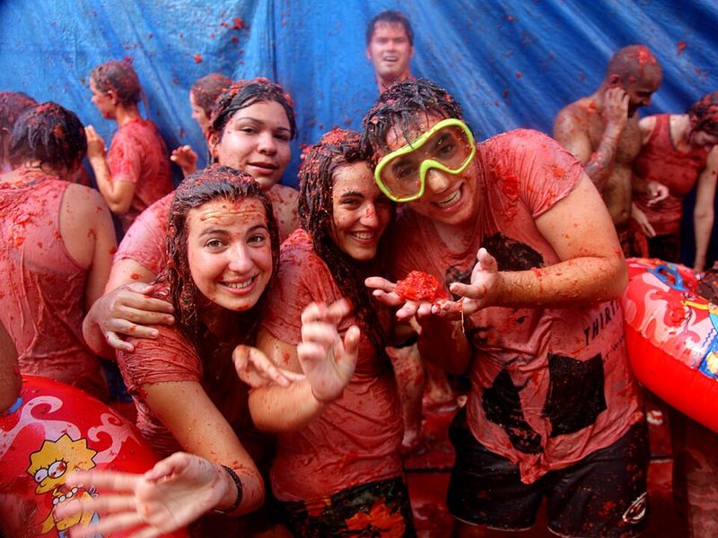 La Tomatina - Bunol, Spain La Tomatina - Bunol, Spain