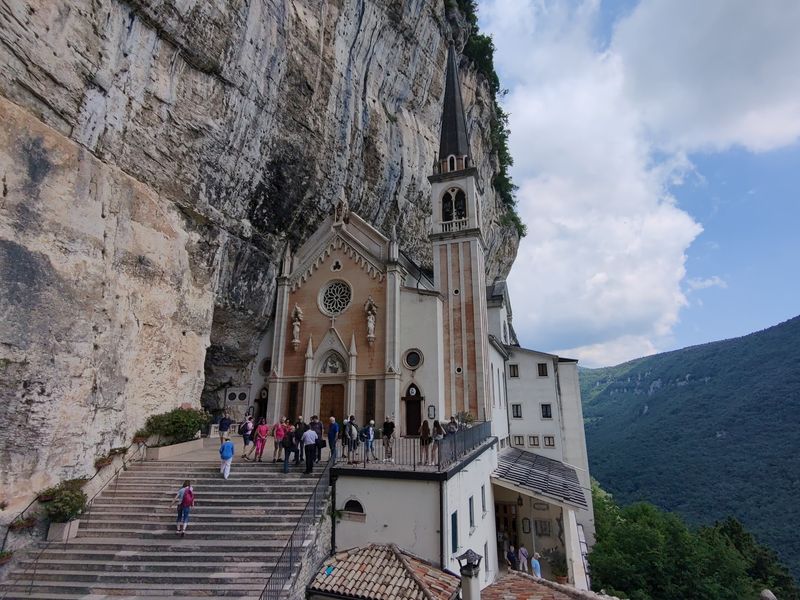 Madonna della Corona Sanctuary, Spiazzi, Italy Madonna della Corona Sanctuary, Spiazzi, Italy