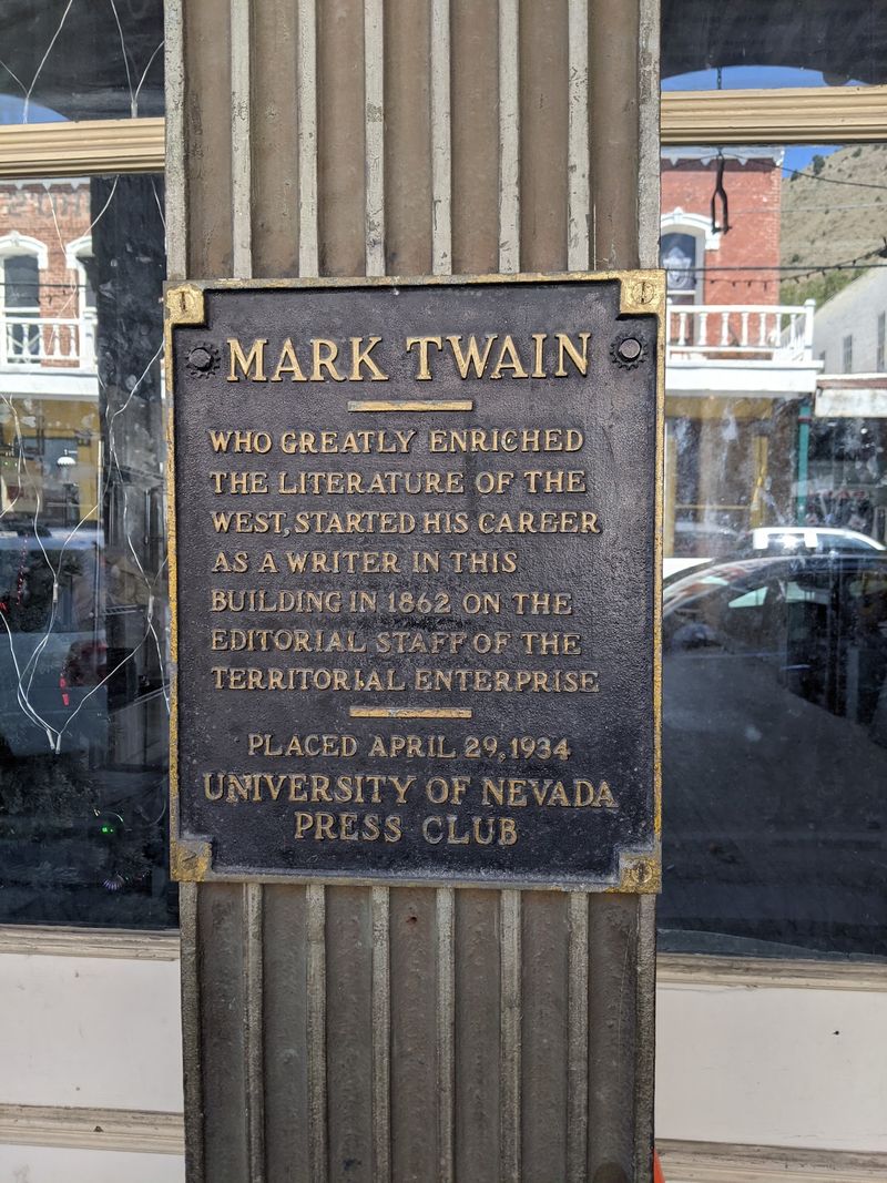 Mark Twain's Virginia City Connection Mark Twain's Virginia City Connection