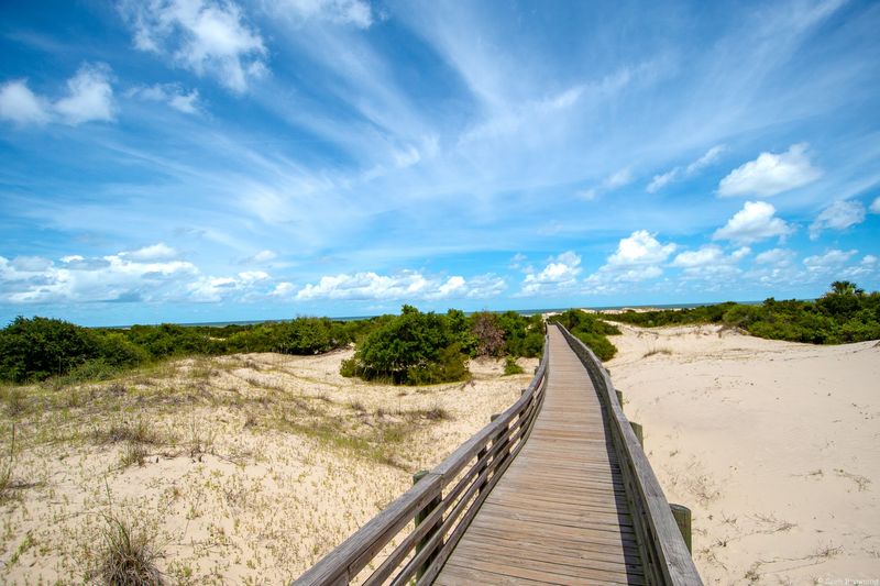 Marsh Boardwalk, Cumberland Island National Seashore, Georgia Marsh Boardwalk, Cumberland Island National Seashore, Georgia