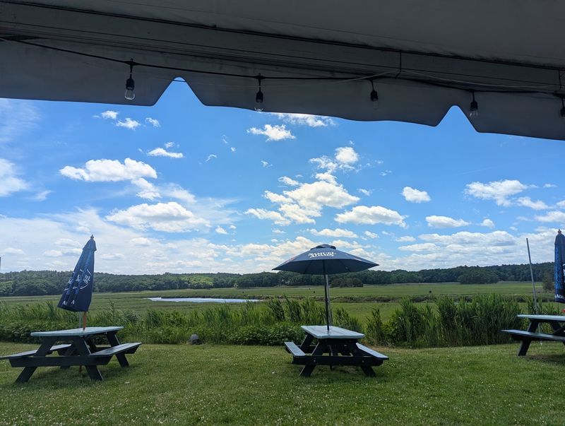 Marsh Views and the Outdoor Seating Marsh Views and the Outdoor Seating