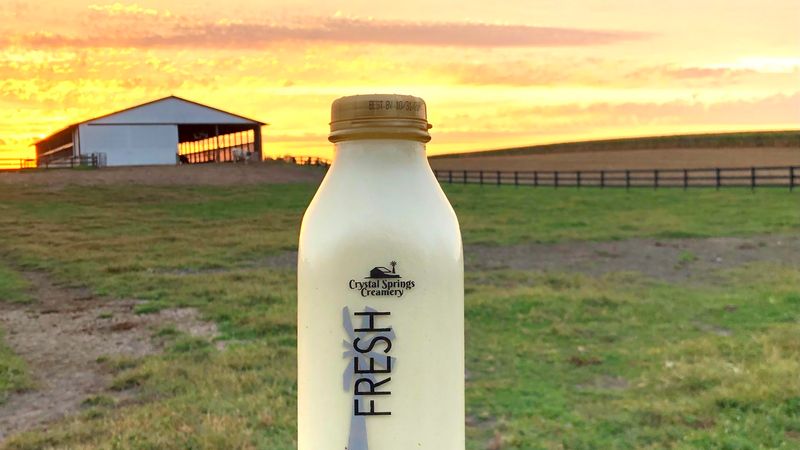 Milk Bottled Right on the Property