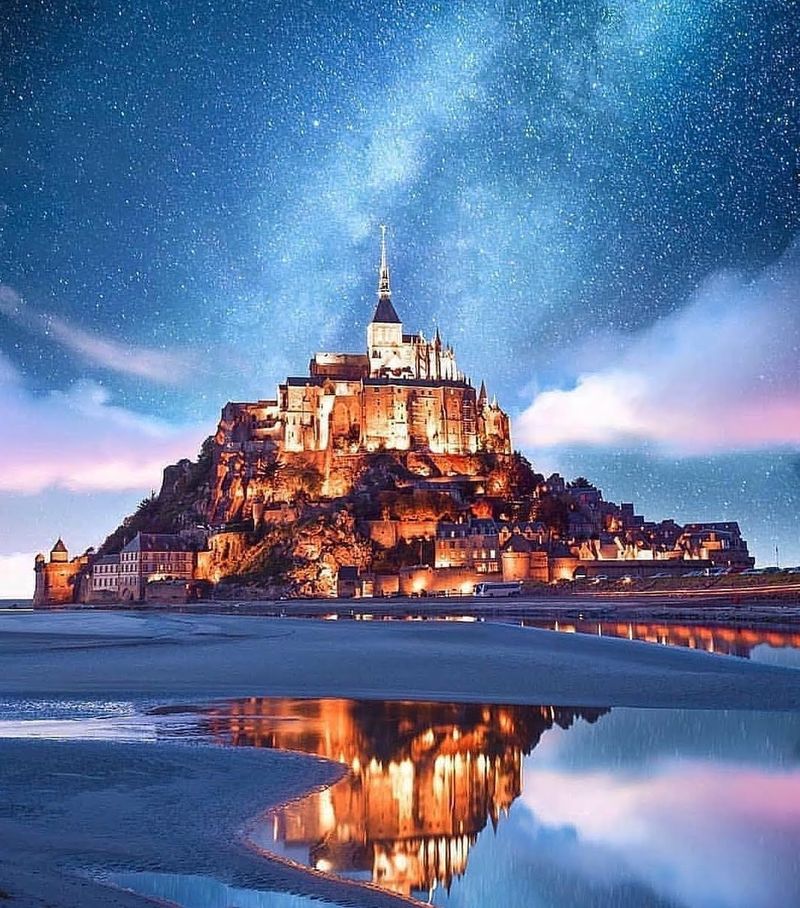 Mont-Saint-Michel and Its Bay, France