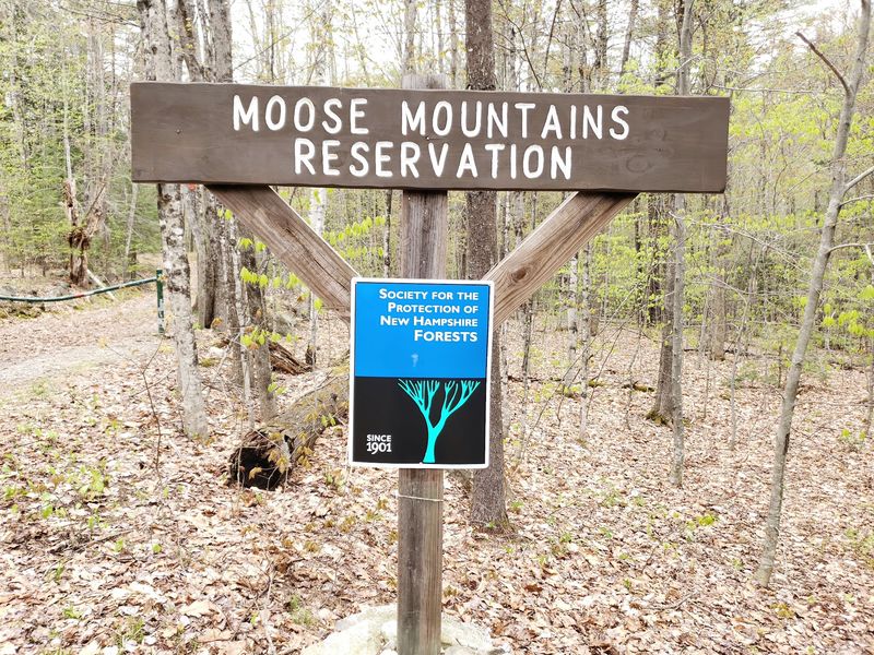 Moose Mountains Reservation Trailhead, Middleton, New Hampshire Moose Mountains Reservation Trailhead, Middleton, New Hampshire