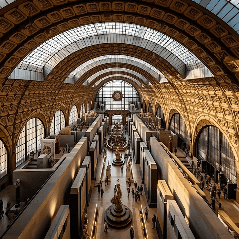 Musee d'Orsay in Paris Musee d'Orsay in Paris