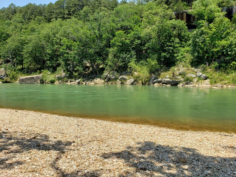 Natural Dam on the Illinois River, Oklahoma, Tahlequah