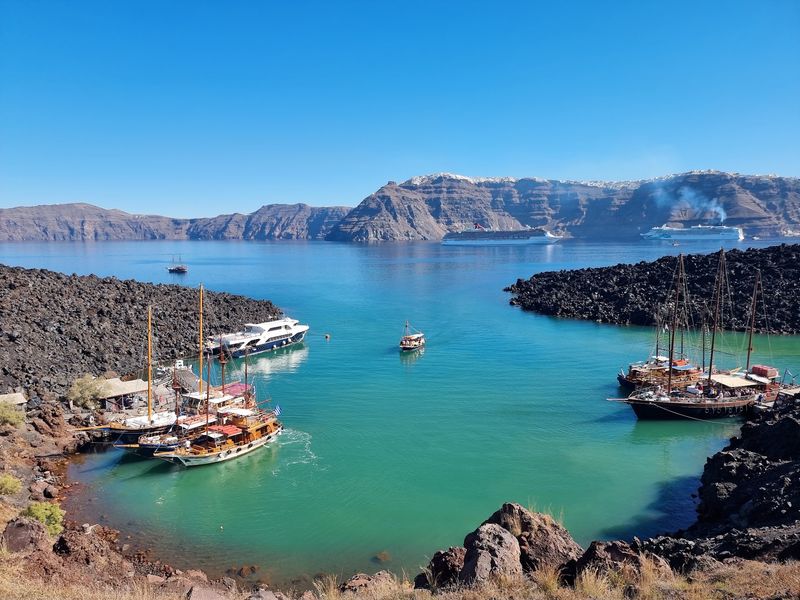 Nea Kameni, Santorini, Greece Nea Kameni, Santorini, Greece