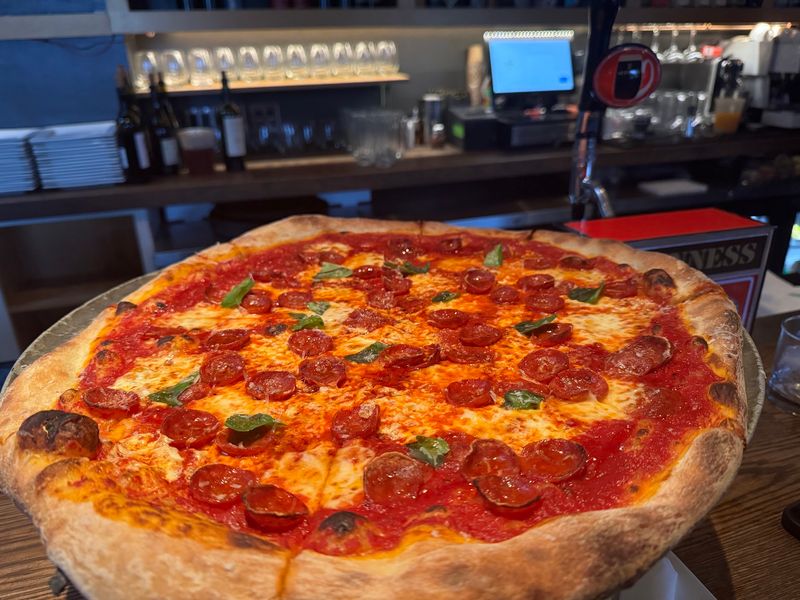 New York Style Pizza in an Ohio Building
