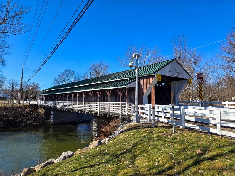 Newton Falls Covered Bridge - Trumbull County Newton Falls Covered Bridge - Trumbull County