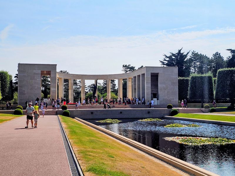 Normandy American Cemetery and Omaha Beach, Normandy, France Normandy American Cemetery and Omaha Beach, Normandy, France