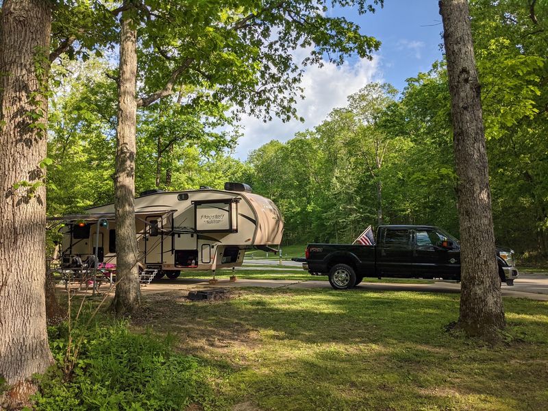 Onondaga Cave State Park Campground, Leasburg, Missouri