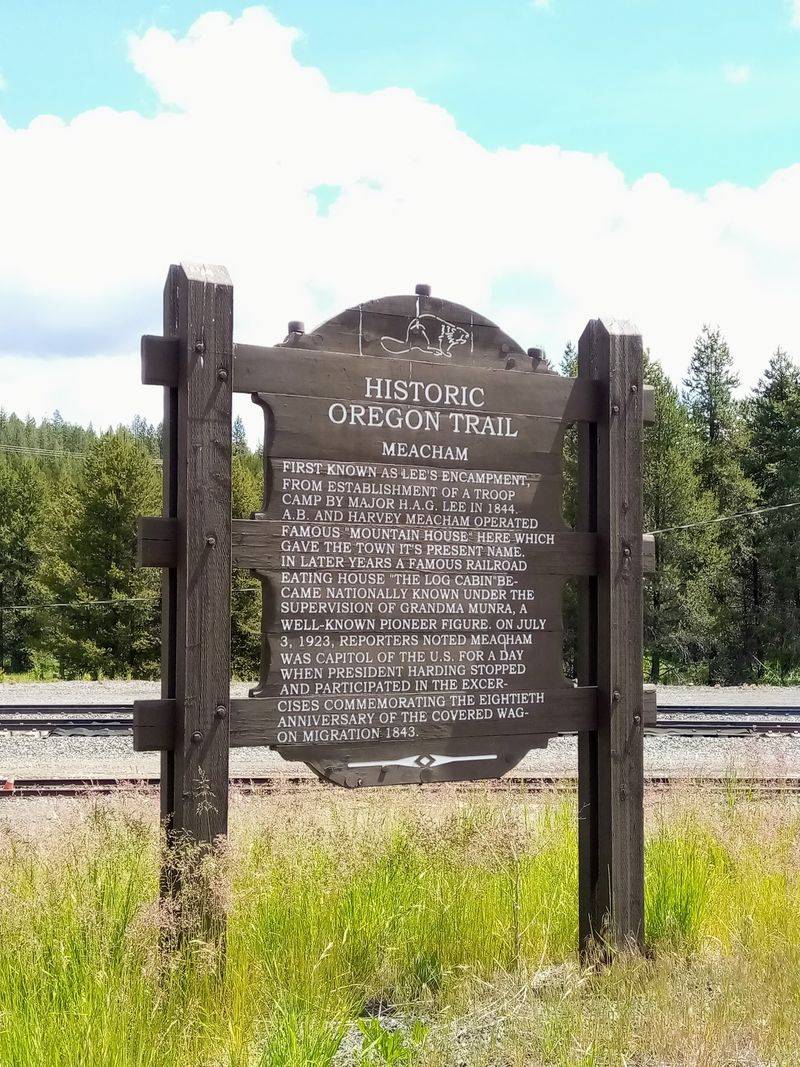 Oregon Trail Monument, Meacham Oregon Trail Monument, Meacham