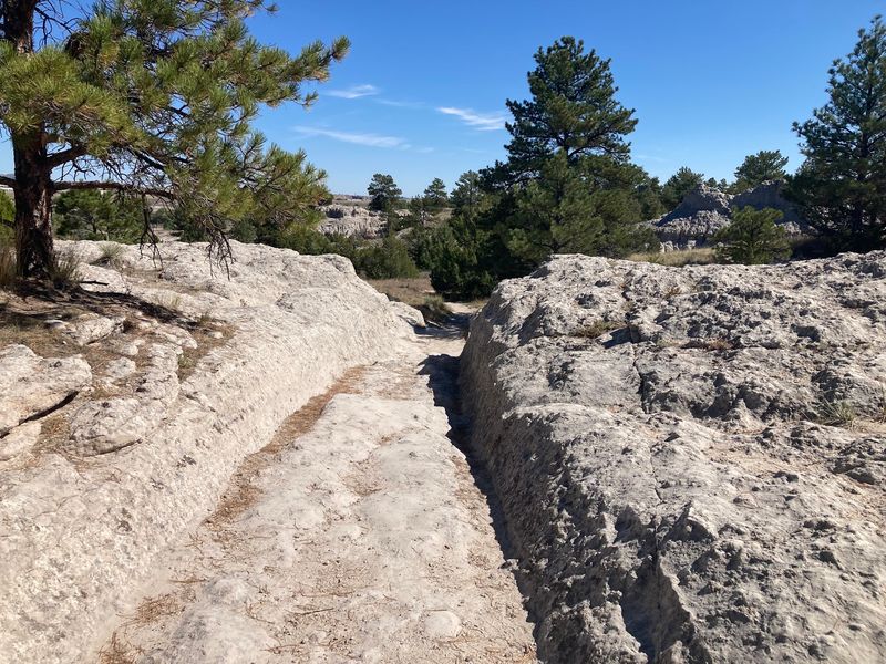 Oregon Trail Ruts, Guernsey, Wyoming Oregon Trail Ruts, Guernsey, Wyoming