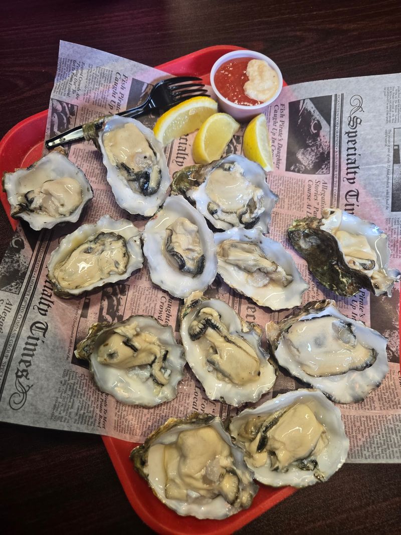 Oysters, Rockfish, and the Daily Blackboard Oysters, Rockfish, and the Daily Blackboard