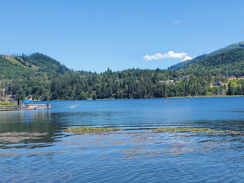 Paddle Boarding on Glassy Water