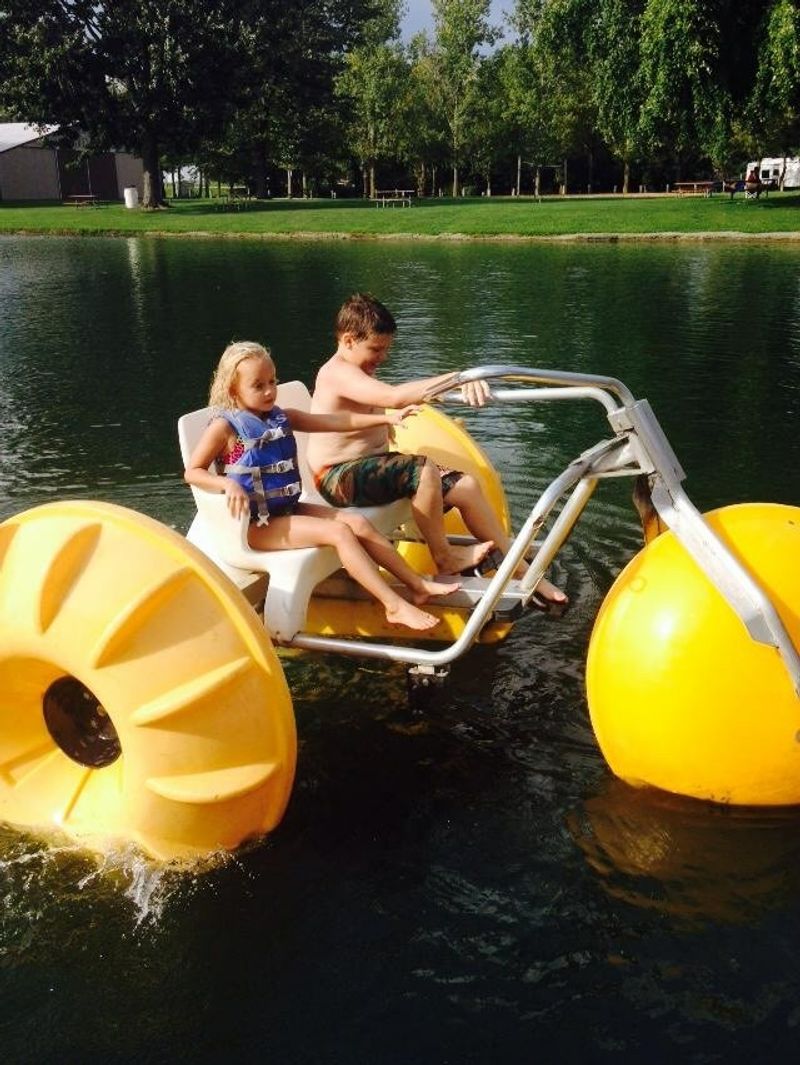 Paddle Boats, Water Bikes, and Kayaks on the Water Paddle Boats, Water Bikes, and Kayaks on the Water