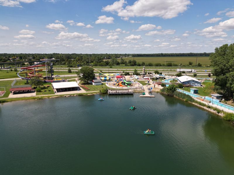 Paddle Boats on the Lake with Fish Viewing