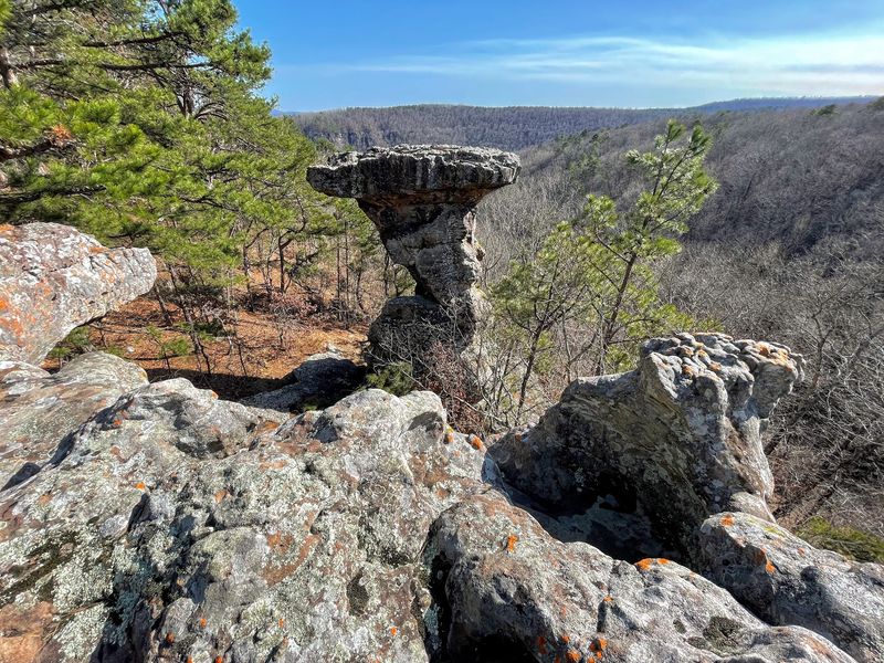 Pedestal Rocks Scenic Area, Witts Springs, Arkansas Pedestal Rocks Scenic Area, Witts Springs, Arkansas