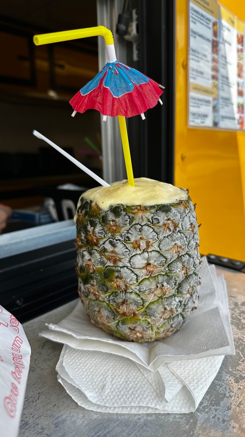 Pina Colada in a Pineapple Pina Colada in a Pineapple