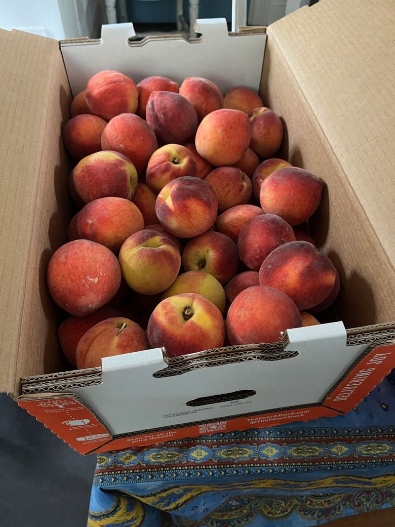 Plan the drive around the peach, not just the festival schedule