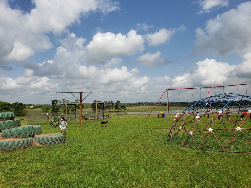 Playgrounds, Swings, and a Bounce House Playgrounds, Swings, and a Bounce House