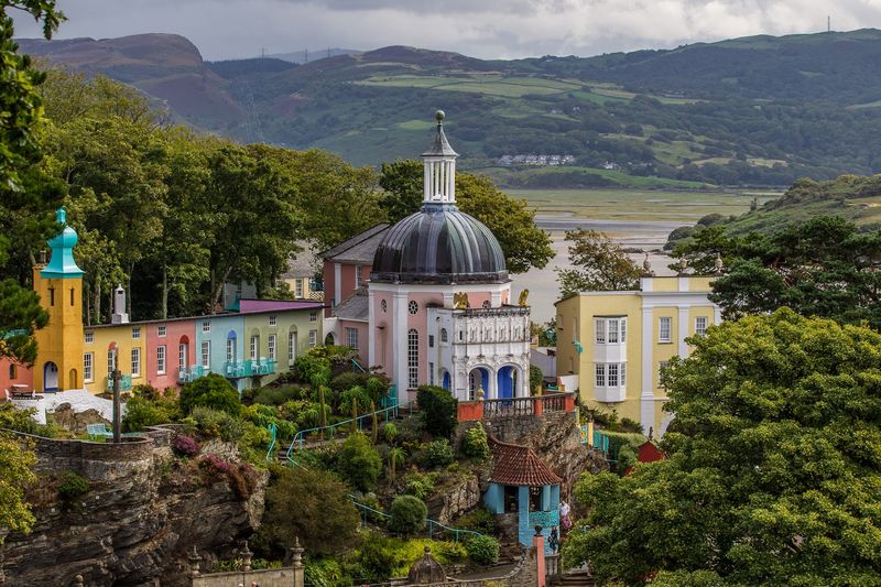 Portmeirion, Gwynedd, Wales Portmeirion, Gwynedd, Wales