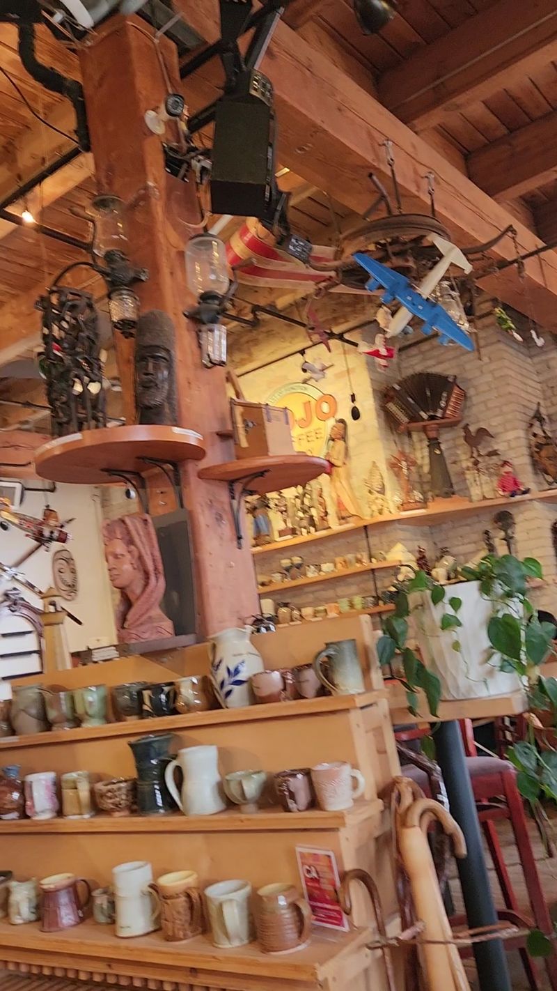 Pottery Studio Energy in a Coffee Shop Setting