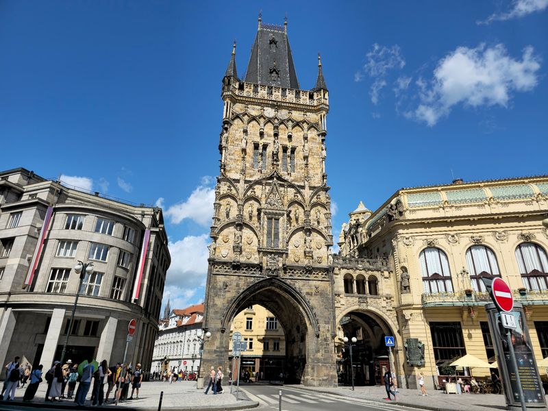Powder Gate Tower, Prague, Czechia Powder Gate Tower, Prague, Czechia
