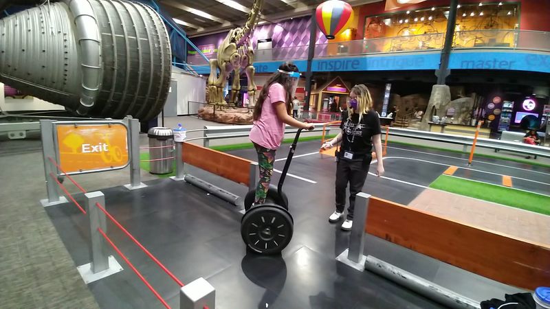 Power Play Upstairs and the Segway Course
