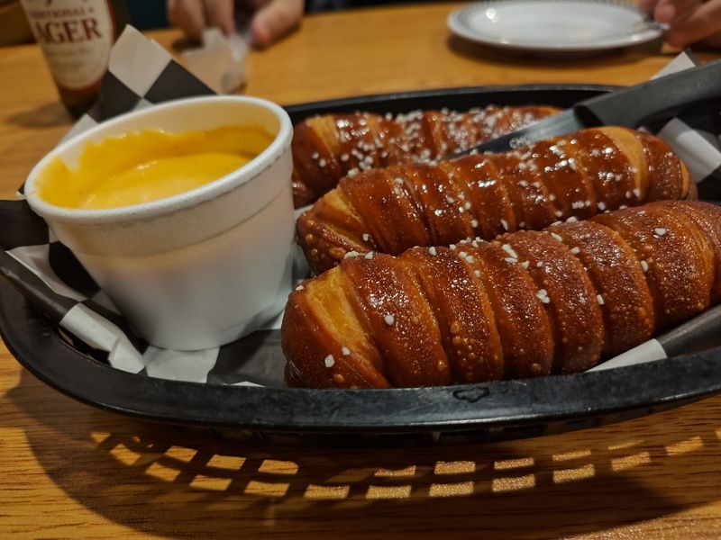 Pretzel Sticks and Beer Cheese Worth the Trip Alone