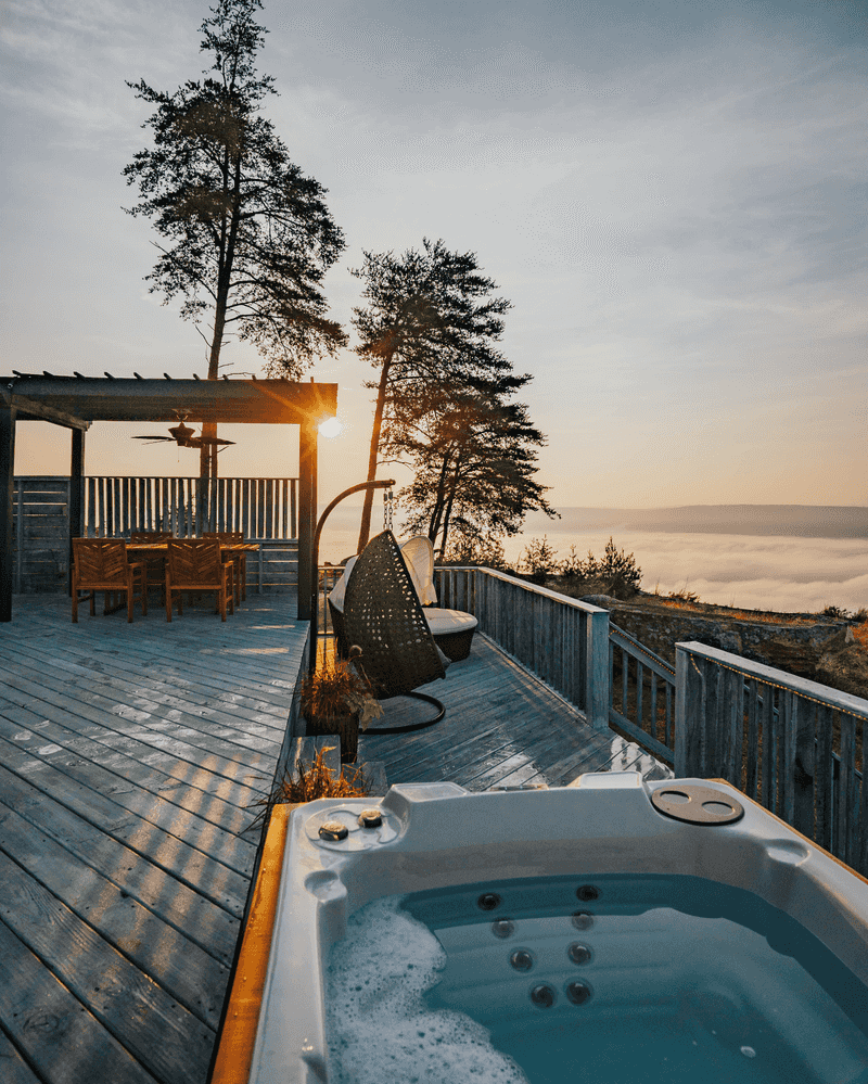 Private Hot Tubs and Outdoor Showers Under the Sky Private Hot Tubs and Outdoor Showers Under the Sky