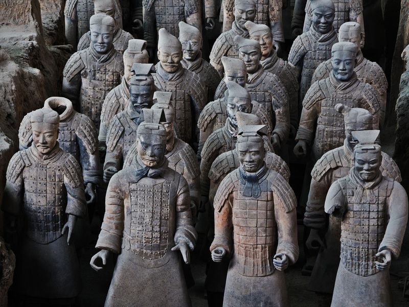 Qin Shi Huang's Burial Chamber, China Qin Shi Huang's Burial Chamber, China