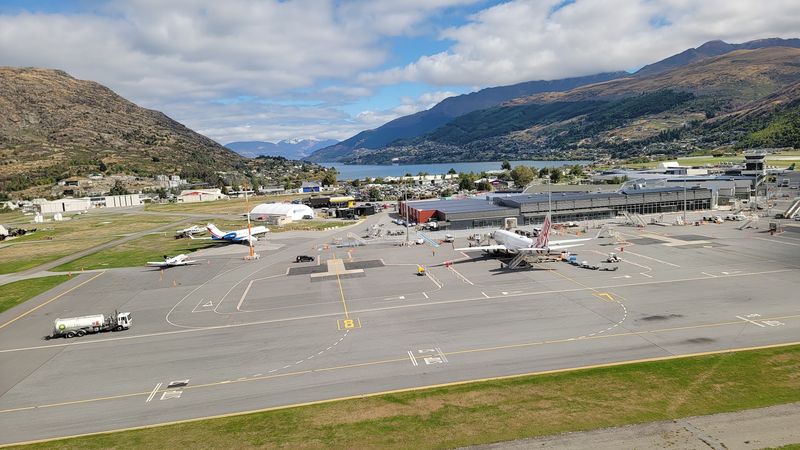 Queenstown Airport, New Zealand Queenstown Airport, New Zealand