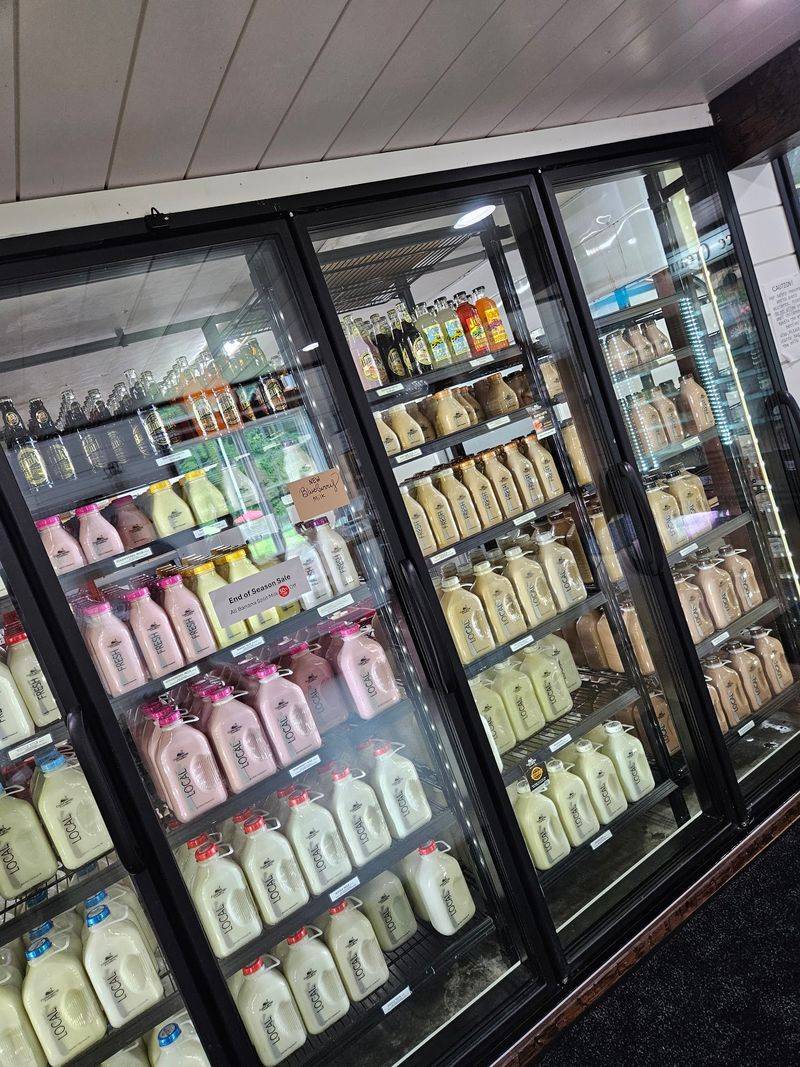 Rainbow of Flavored Milks