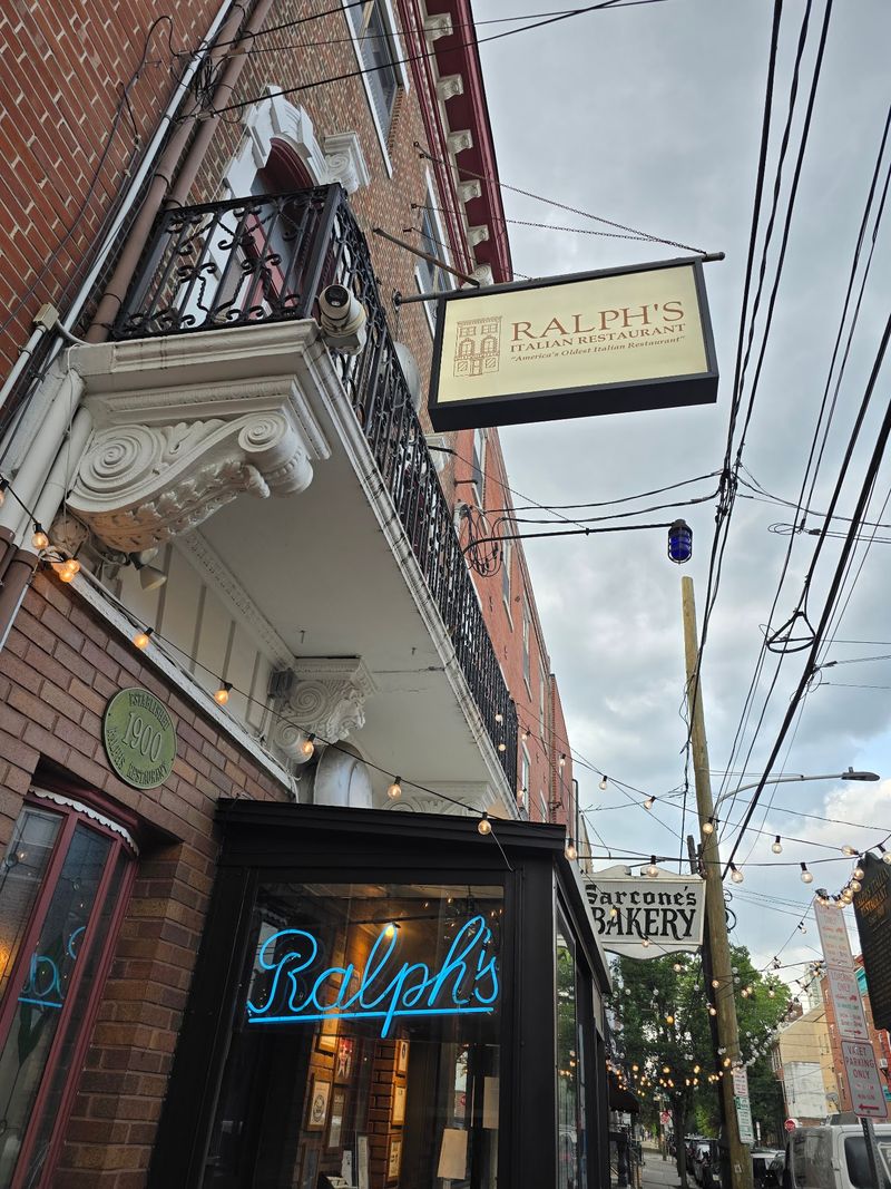 Ralph's Italian Restaurant, Philadelphia, Pennsylvania Ralph's Italian Restaurant, Philadelphia, Pennsylvania