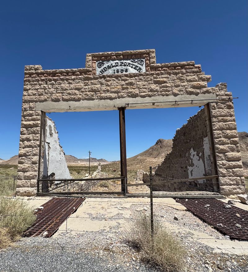 Rhyolite Historic Area, Beatty, Nevada