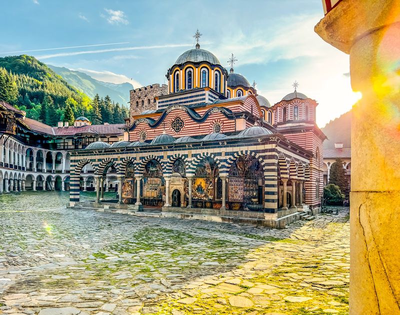 Rila Monastery, Rila Mountains, Bulgaria Rila Monastery, Rila Mountains, Bulgaria