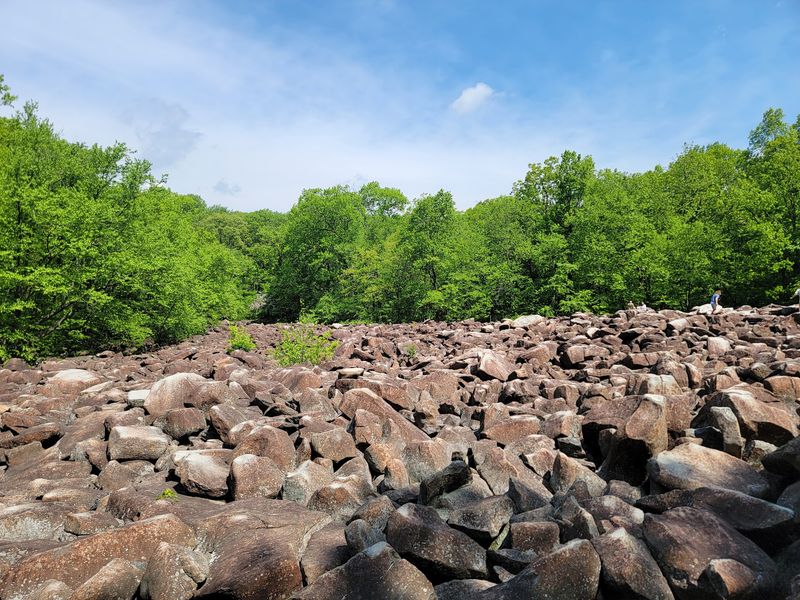 Ringing Rocks County Park, Upper Black Eddy, Pennsylvania Ringing Rocks County Park, Upper Black Eddy, Pennsylvania