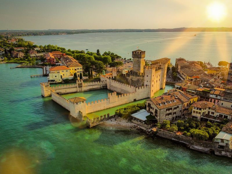 Rocca Scaligera, Sirmione, Lake Garda Rocca Scaligera, Sirmione, Lake Garda