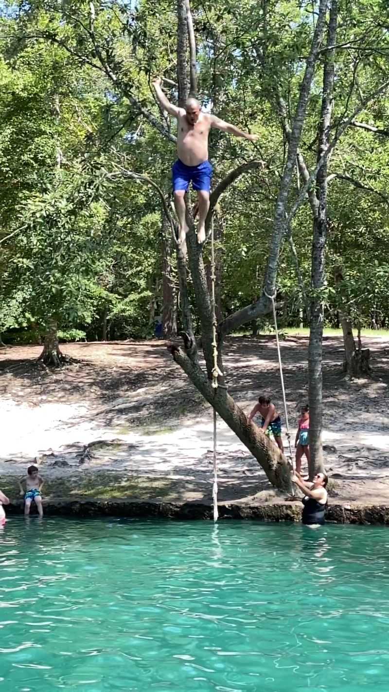 Rope Swings and Bridge Jumping