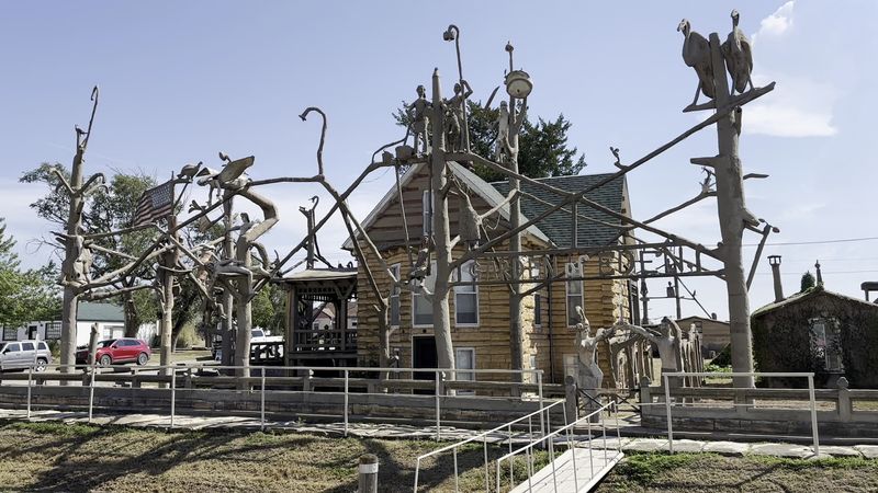 S. P. Dinsmoor's Garden of Eden, Lucas, Kansas S. P. Dinsmoor's Garden of Eden, Lucas, Kansas