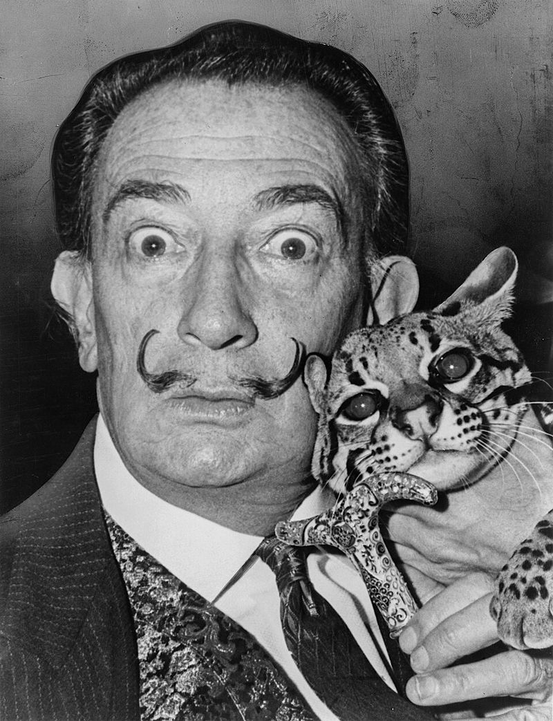 Salvador Dali and Rihanna