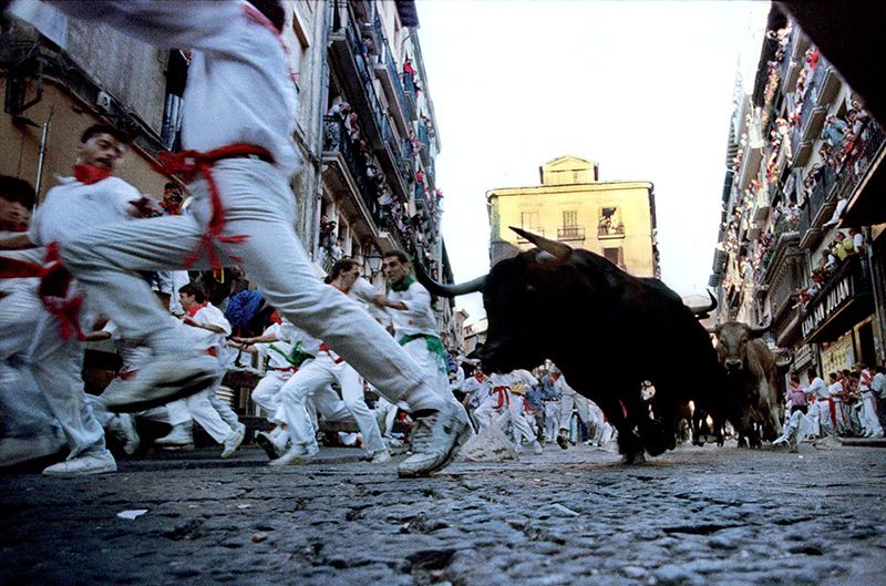 San Fermin - Running of the Bulls - Pamplona, Spain San Fermin - Running of the Bulls - Pamplona, Spain