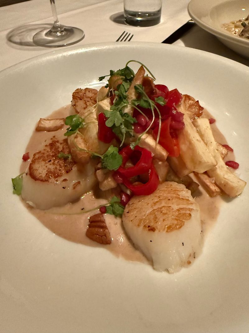 Scallops, Sea Bass, and the Dishes That Define the Menu Scallops, Sea Bass, and the Dishes That Define the Menu