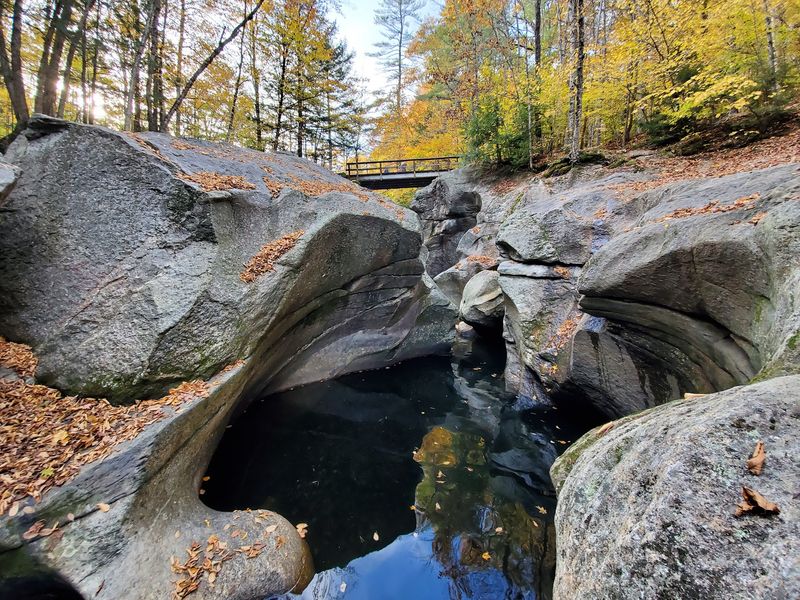 Sculptured Rocks Natural Area, Groton, New Hampshire Sculptured Rocks Natural Area, Groton, New Hampshire