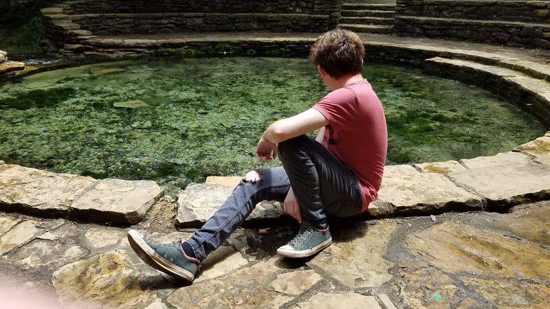 Sitting at the Spring and Cooling Off